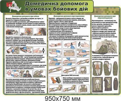 Стенд організація першої долікарської допомоги д-367816 фото