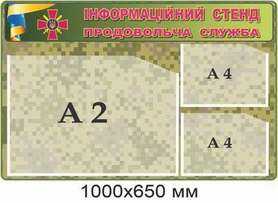 Інформаційний стенд &laquo;Продовольча служба&raquo; д-9984562 фото